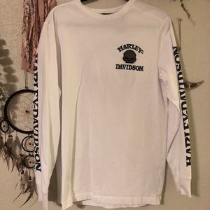 Harley Davidson Skull Logo Long Sleeve